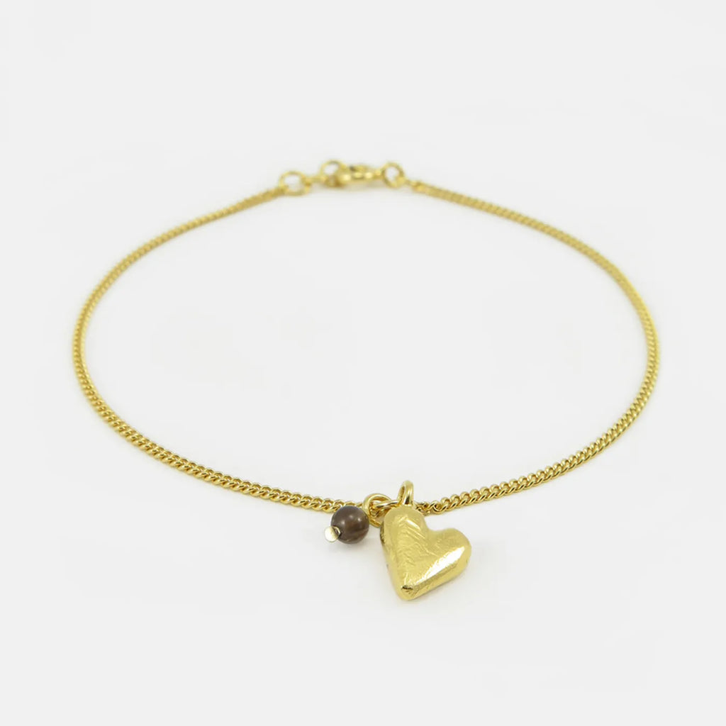 Produktbild-Armband Herz - gold
