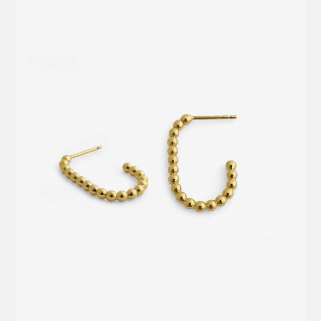 Produktbild-Ohrringe Blasen-Link - klein - gold