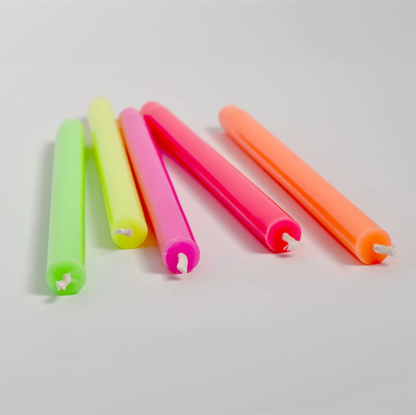 Produktbild-Minikerzen 5er Set - Neon
