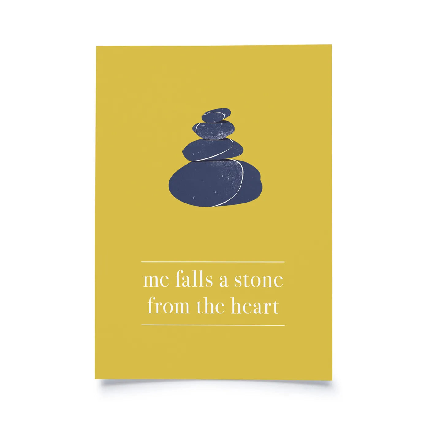 Produktbild D'English - Me falls a stone from the heart.