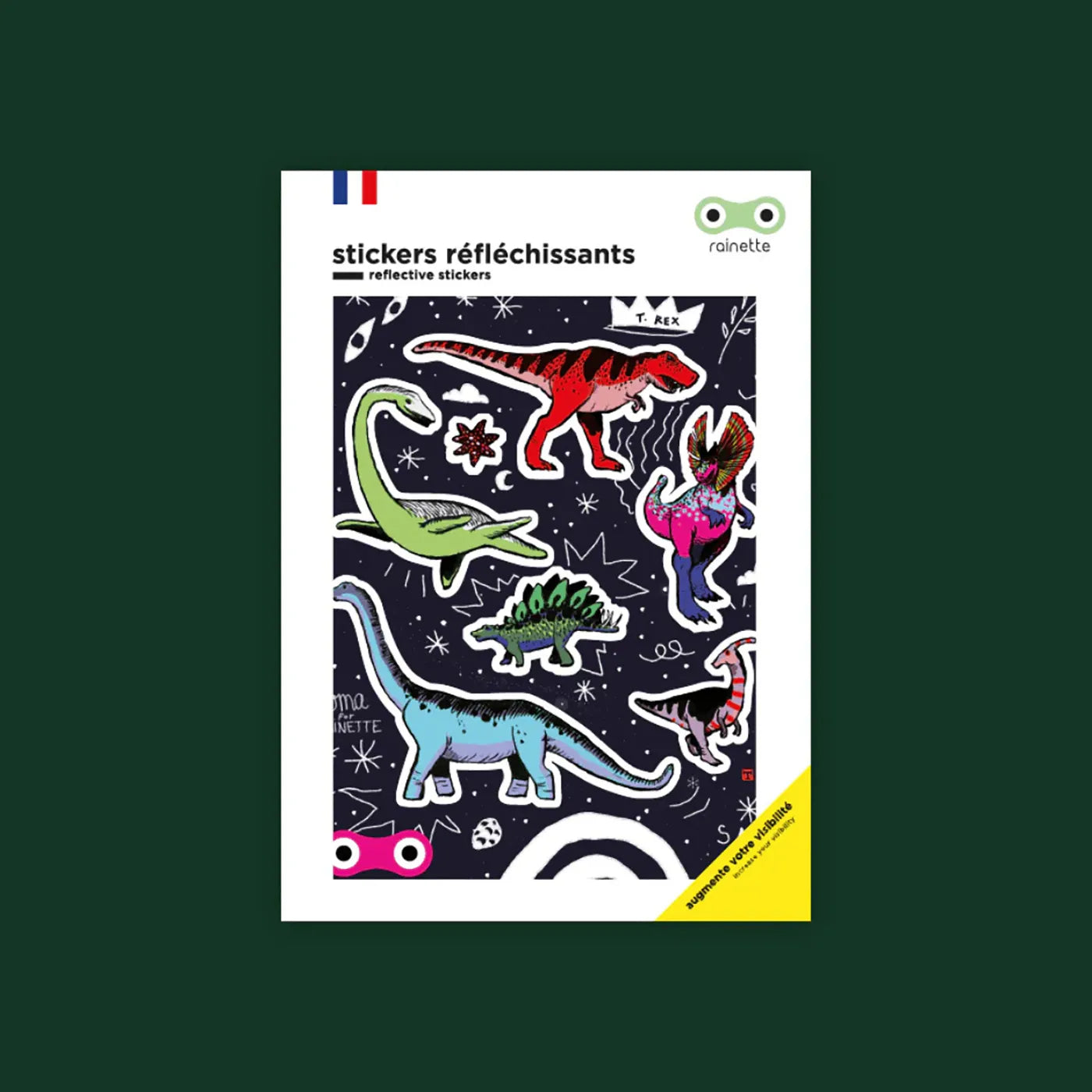 Produktbild-Reflektierende Sticker - Dinos