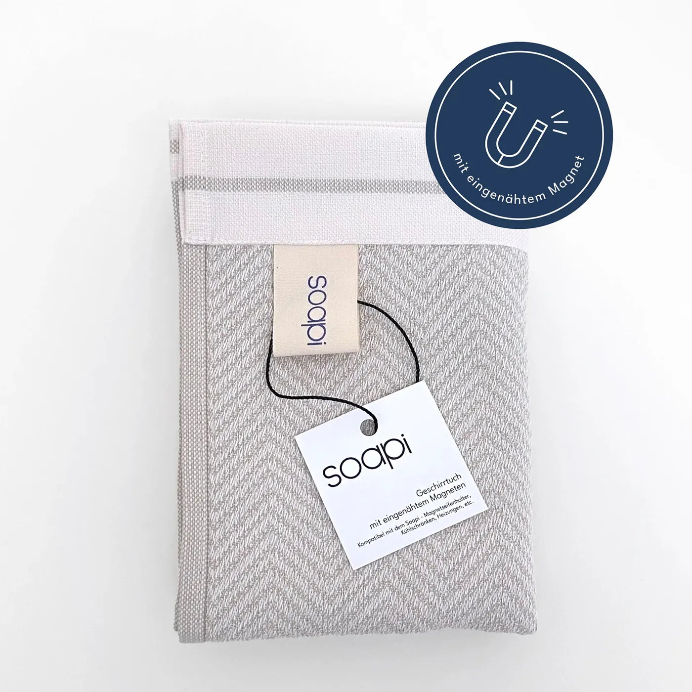 Produktbild-soapi - Magnetisches Küchentuch beige