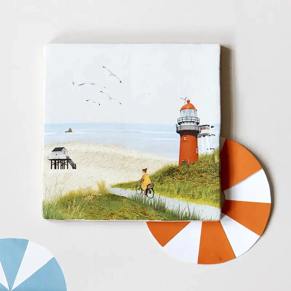 Produktbild-Tiles - Fietsend op Vlieland