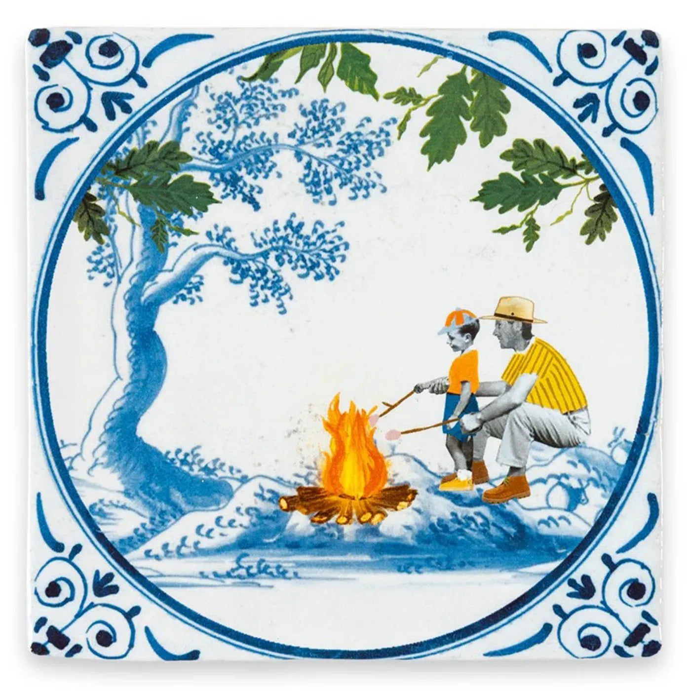 Produktbild-Tiles - Quality Time at the campfire