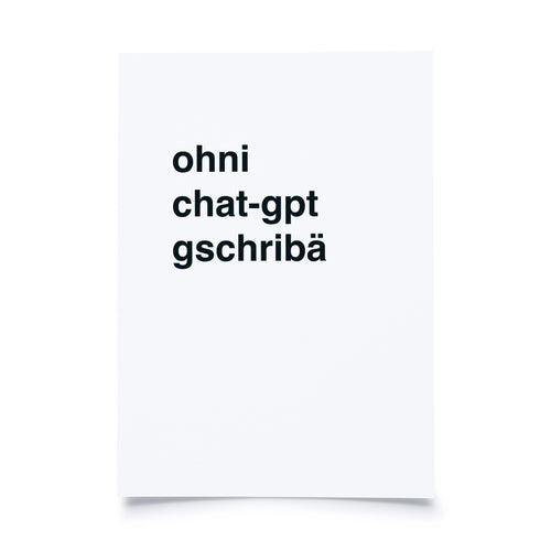 Produktbild Andrea Mettler - ohni chat-gpt