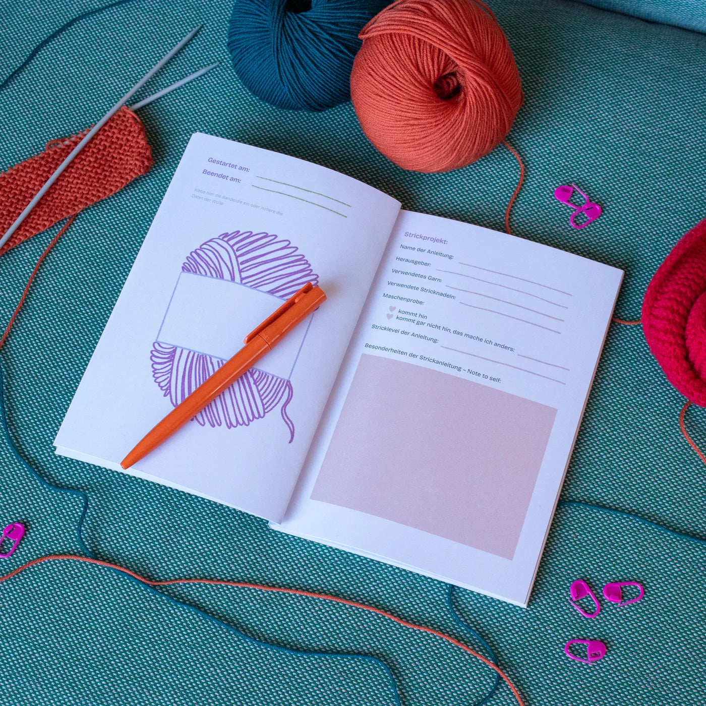 Produktbild-Stricknotizen