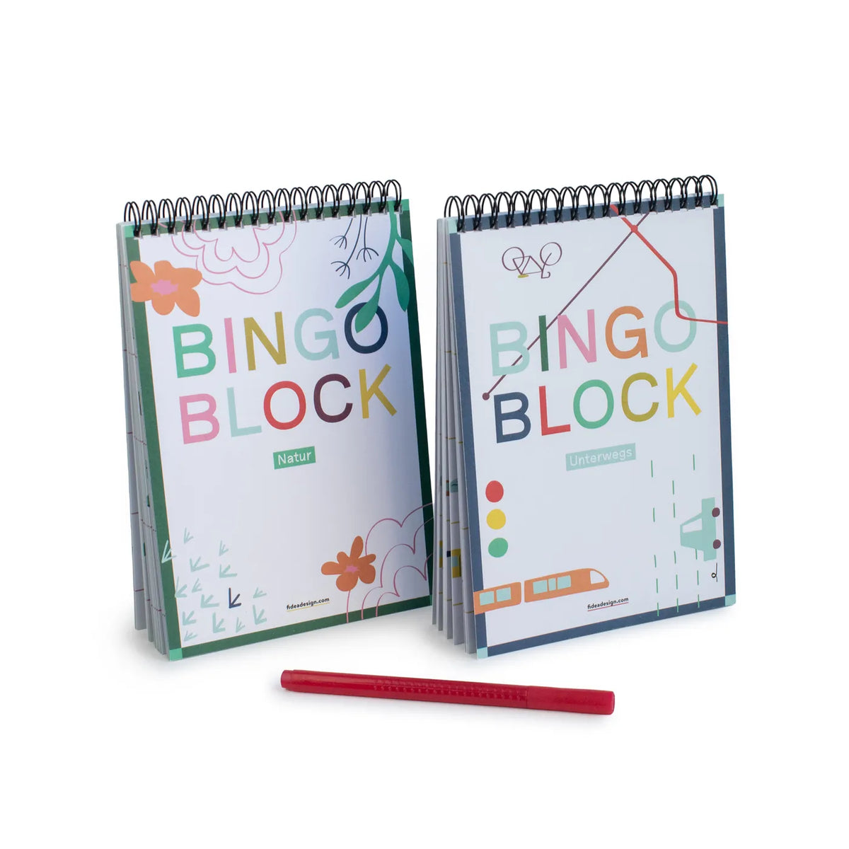 Produktbild-Bingo Block – Unterwegs