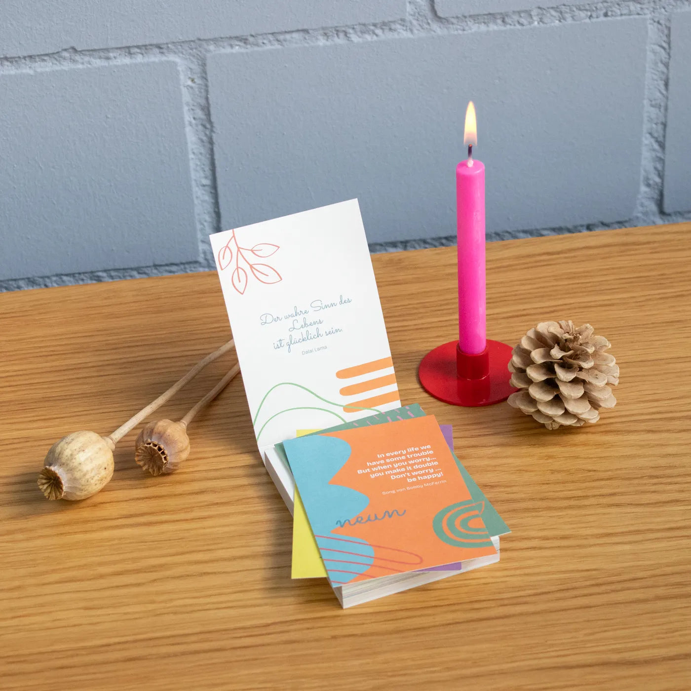 Produktbild-Mini-Adventskalender Glücklichsein