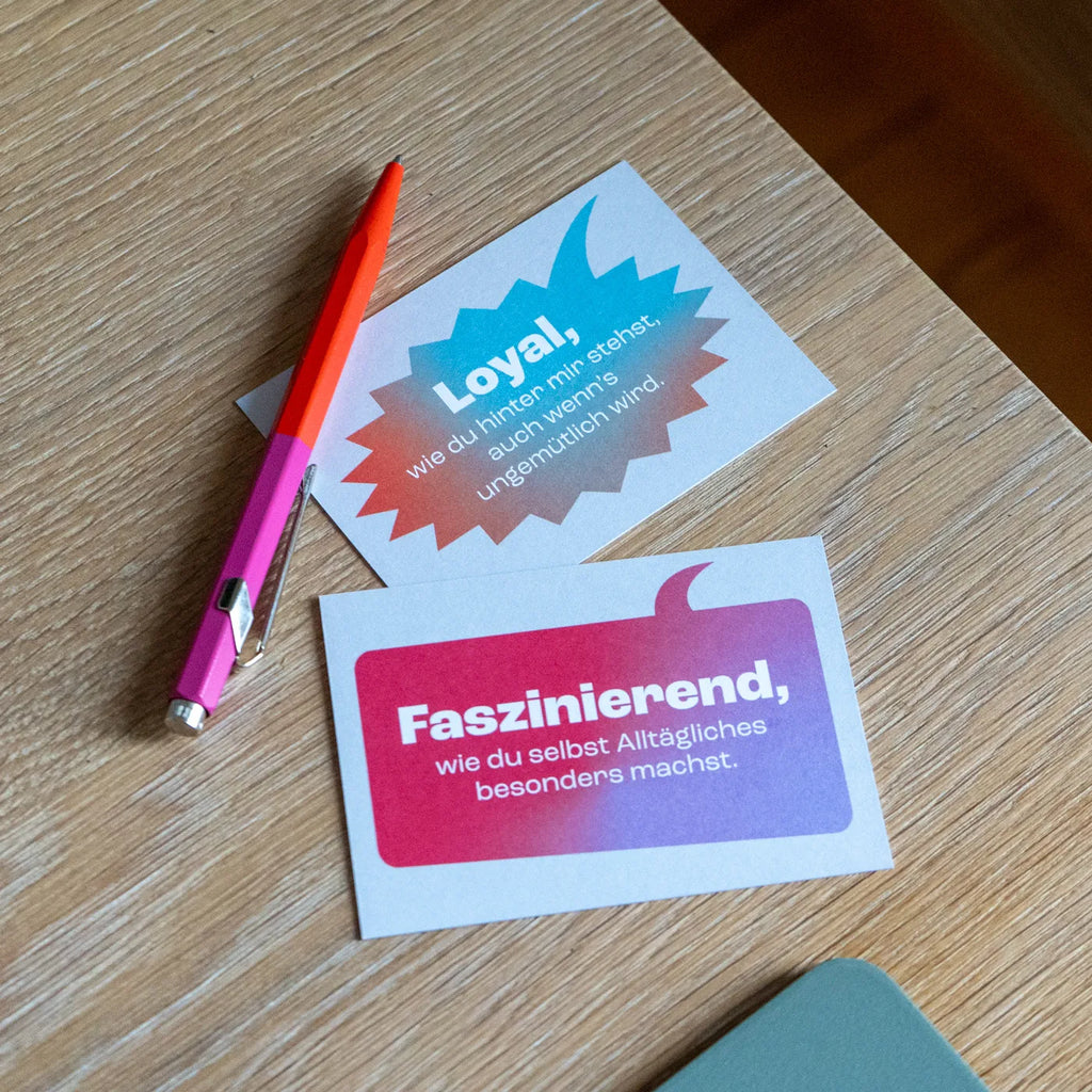 Produktbild-Wertschätzungskärtchen - Freundschaft