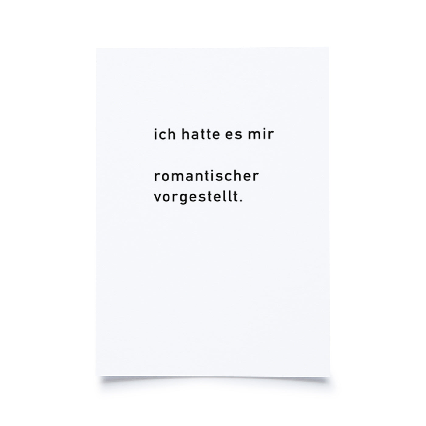 Produktbild Ich hatte es mir romantischer vorgestellt.