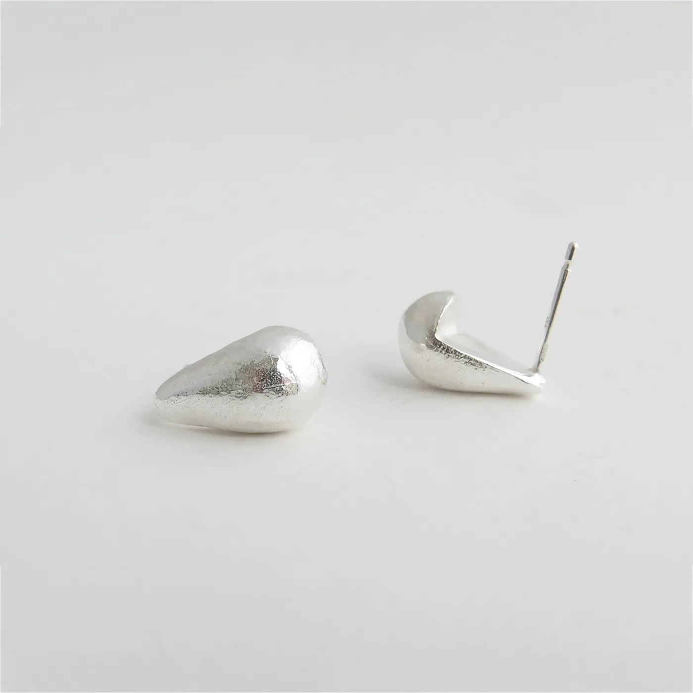 Ohrringe Tropfen - silber
