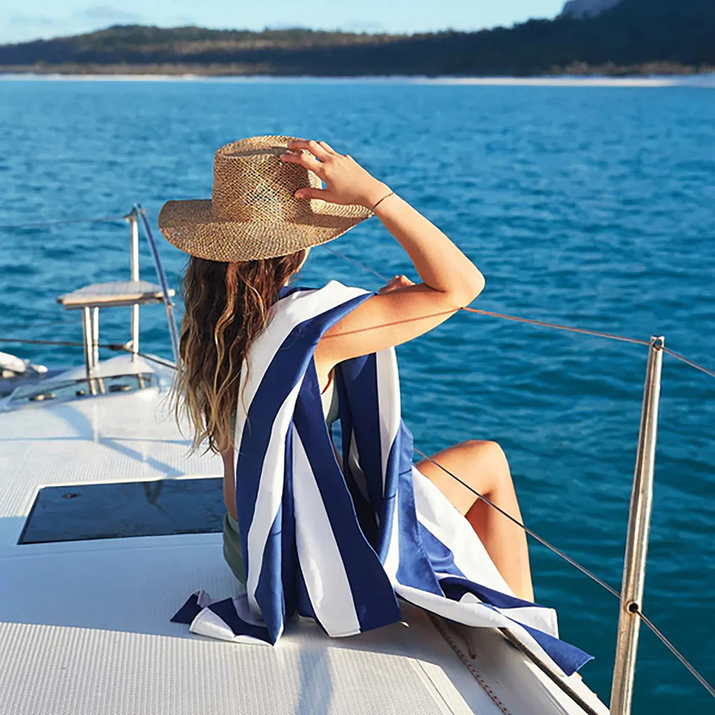 Strandtuch CABANA XL - blau