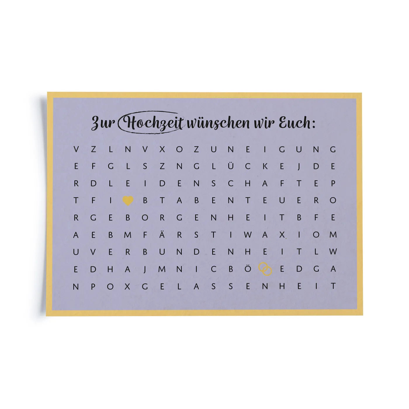 Produktbild Buchstabensalat - Zur Hochzeit