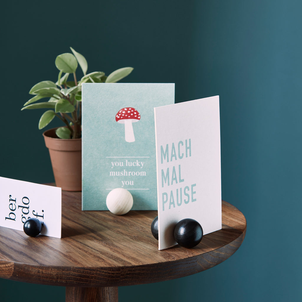 Produktbild Twins - Buchenholz schwarz lackiert