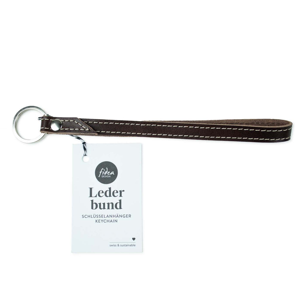 Produktbild Lederbund - mittel - dunkelbraun
