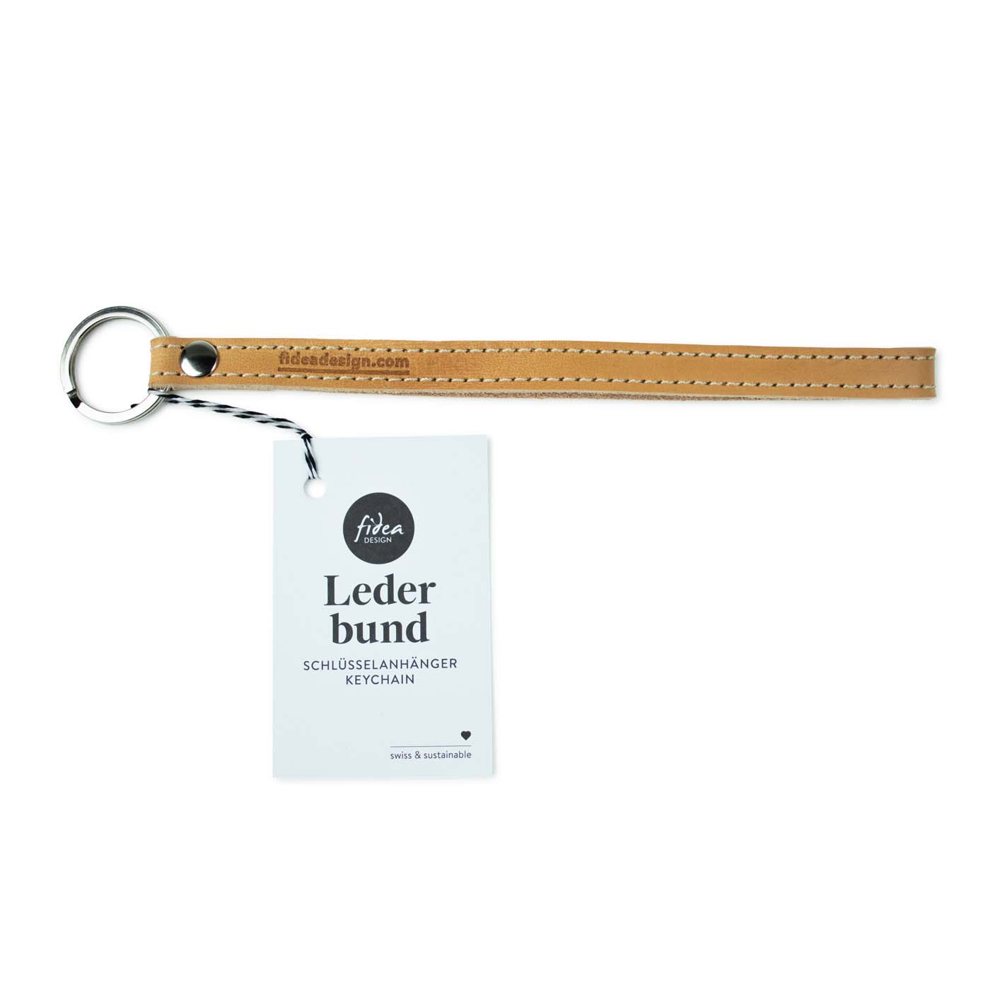 Produktbild Lederbund - mittel - cognac