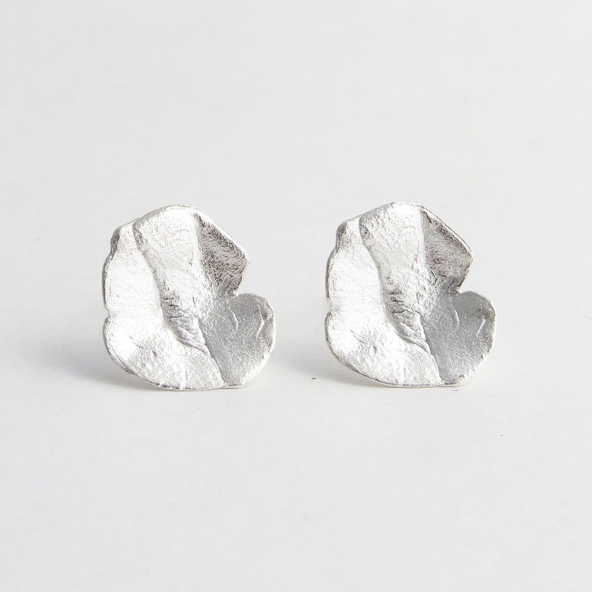 Produktbild - Ohrstecker Blätter - silber