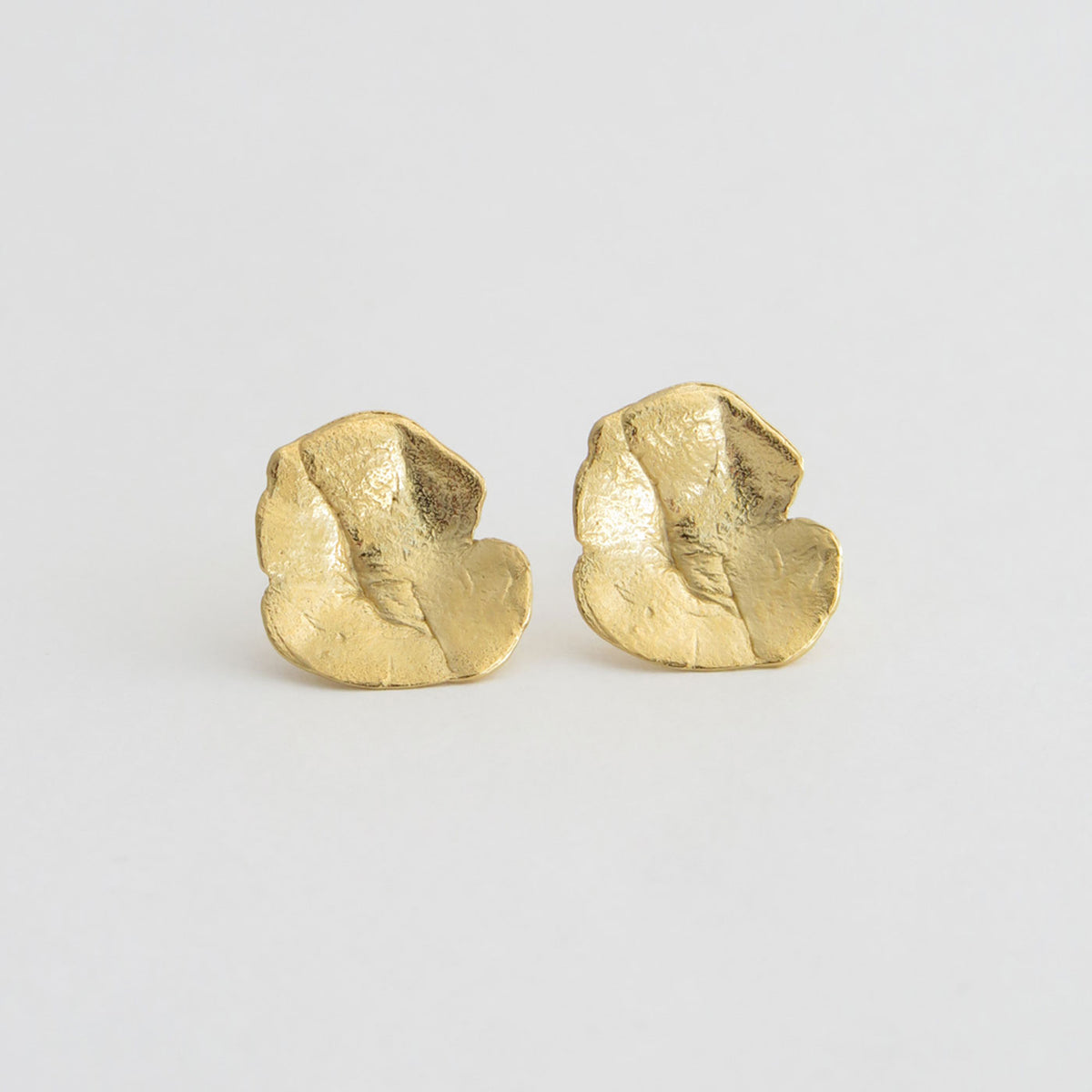 Produktbild - Ohrstecker Blätter - gold