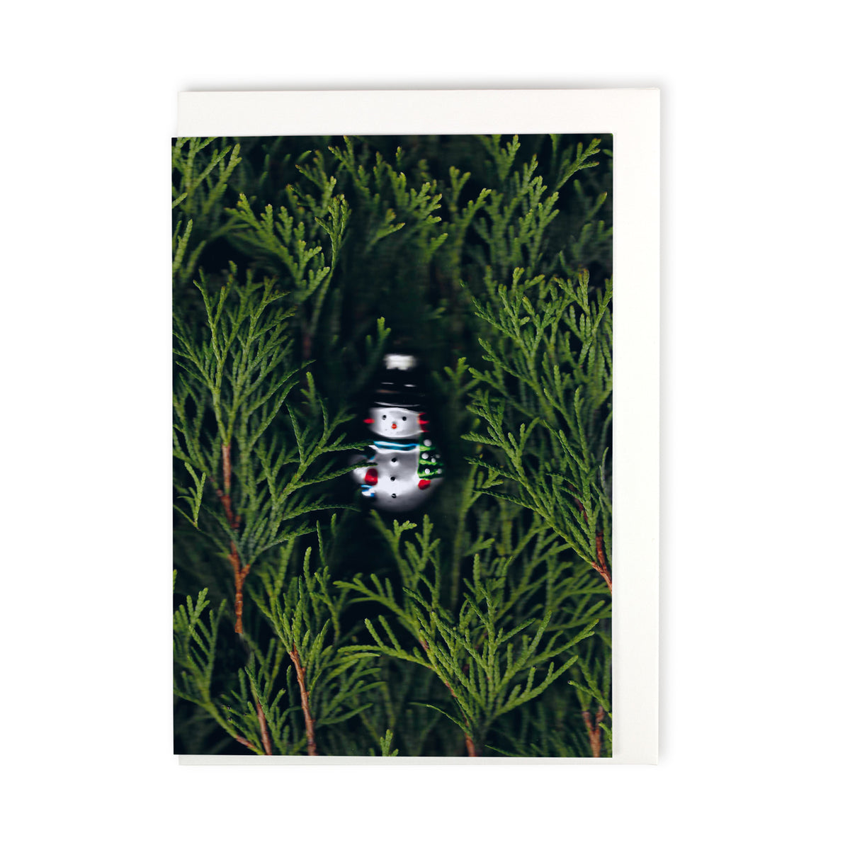 Faltkarte - Weihnachtsscans - Schneemann