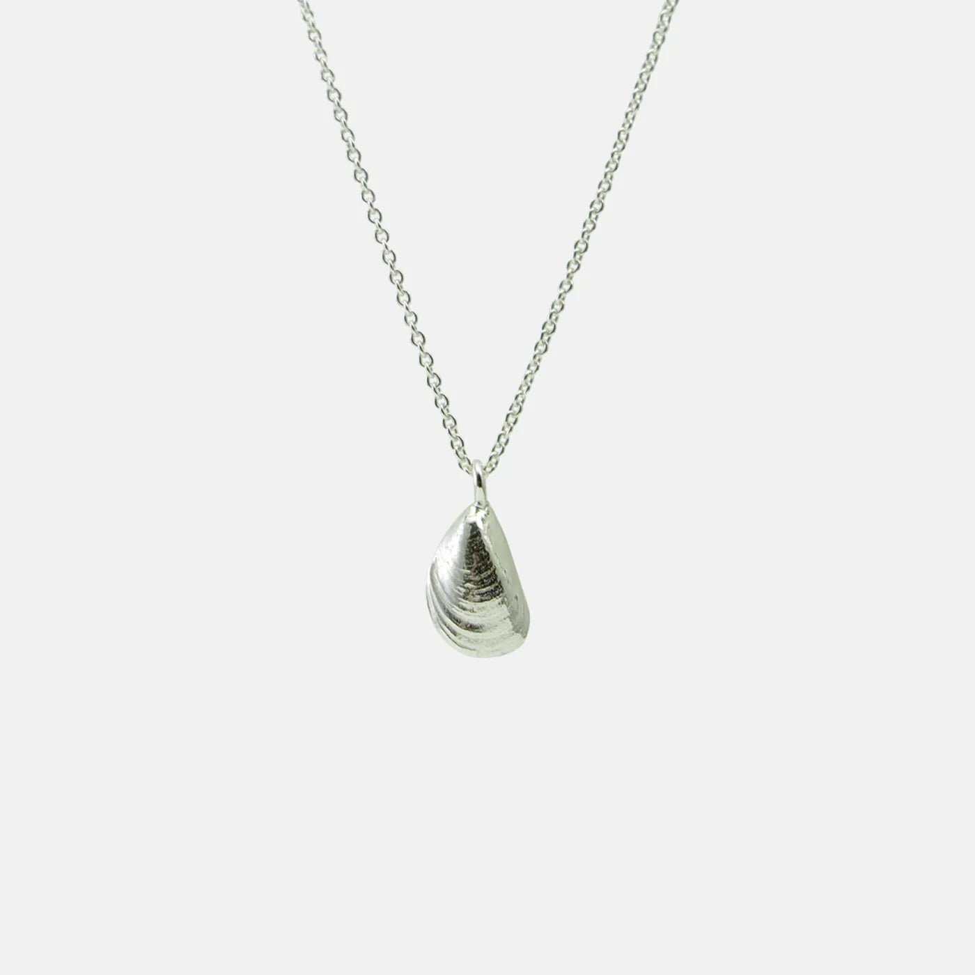 Produktbild Halskette Muschel - klein - silber