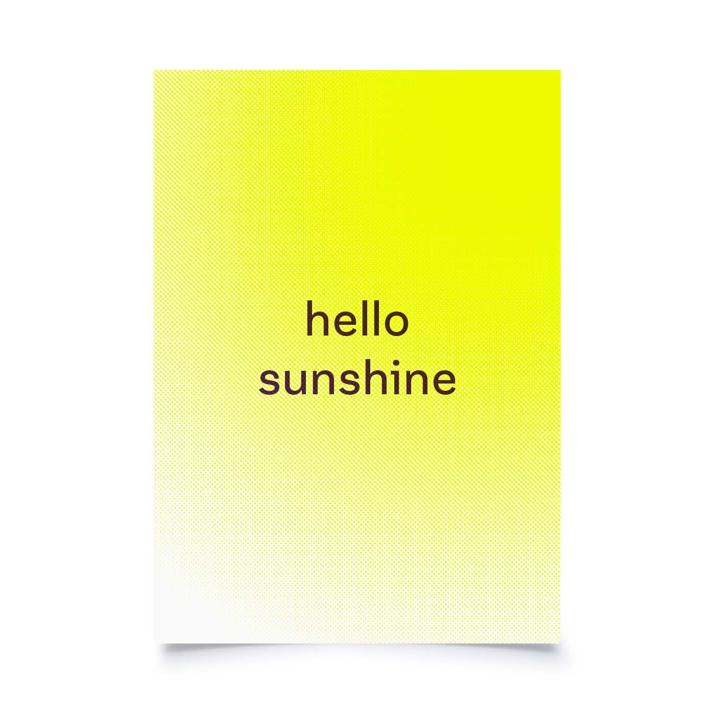 Produktbild Print Heller - Hello sunshine