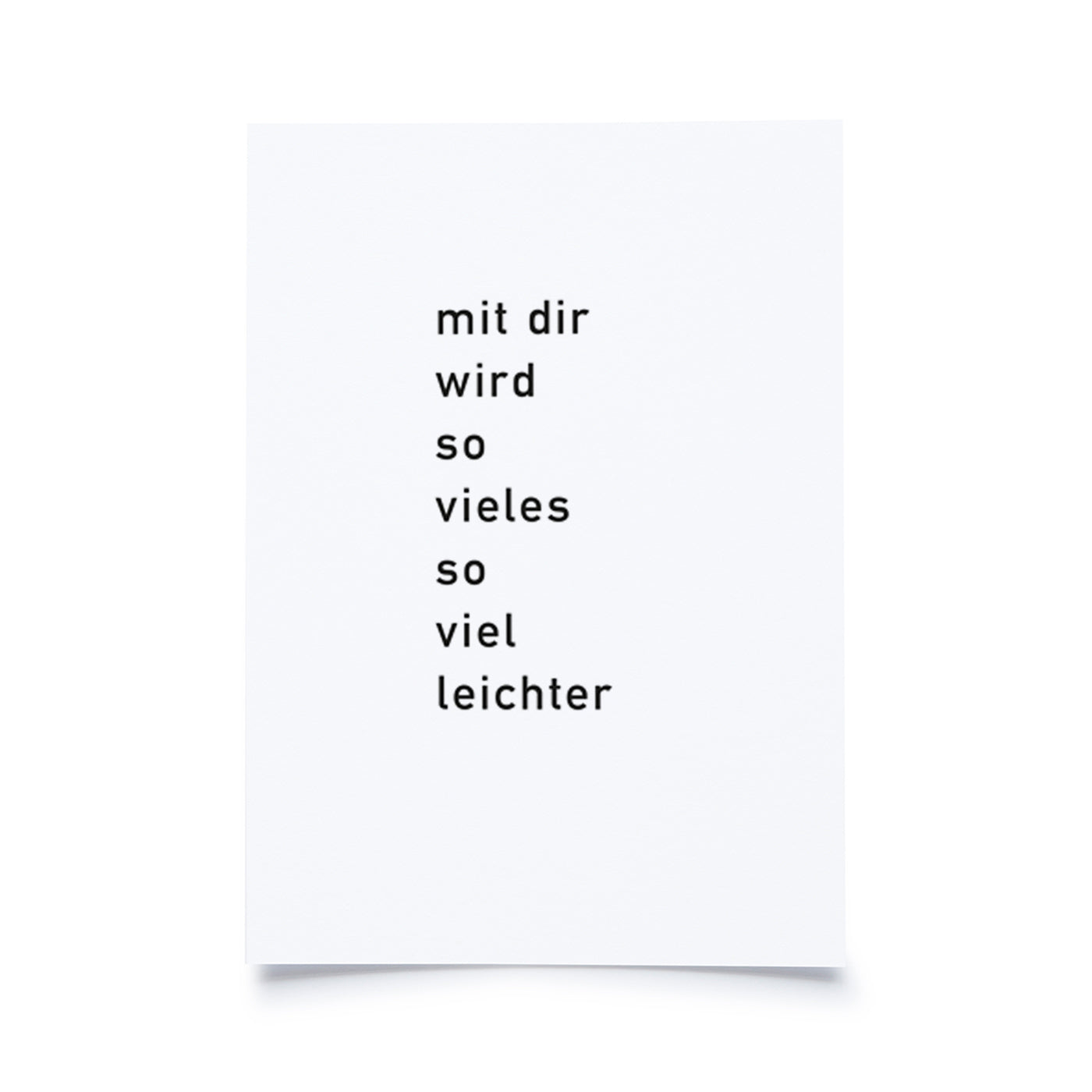 Produktbild Mit dir wird so vieles so viel leichter