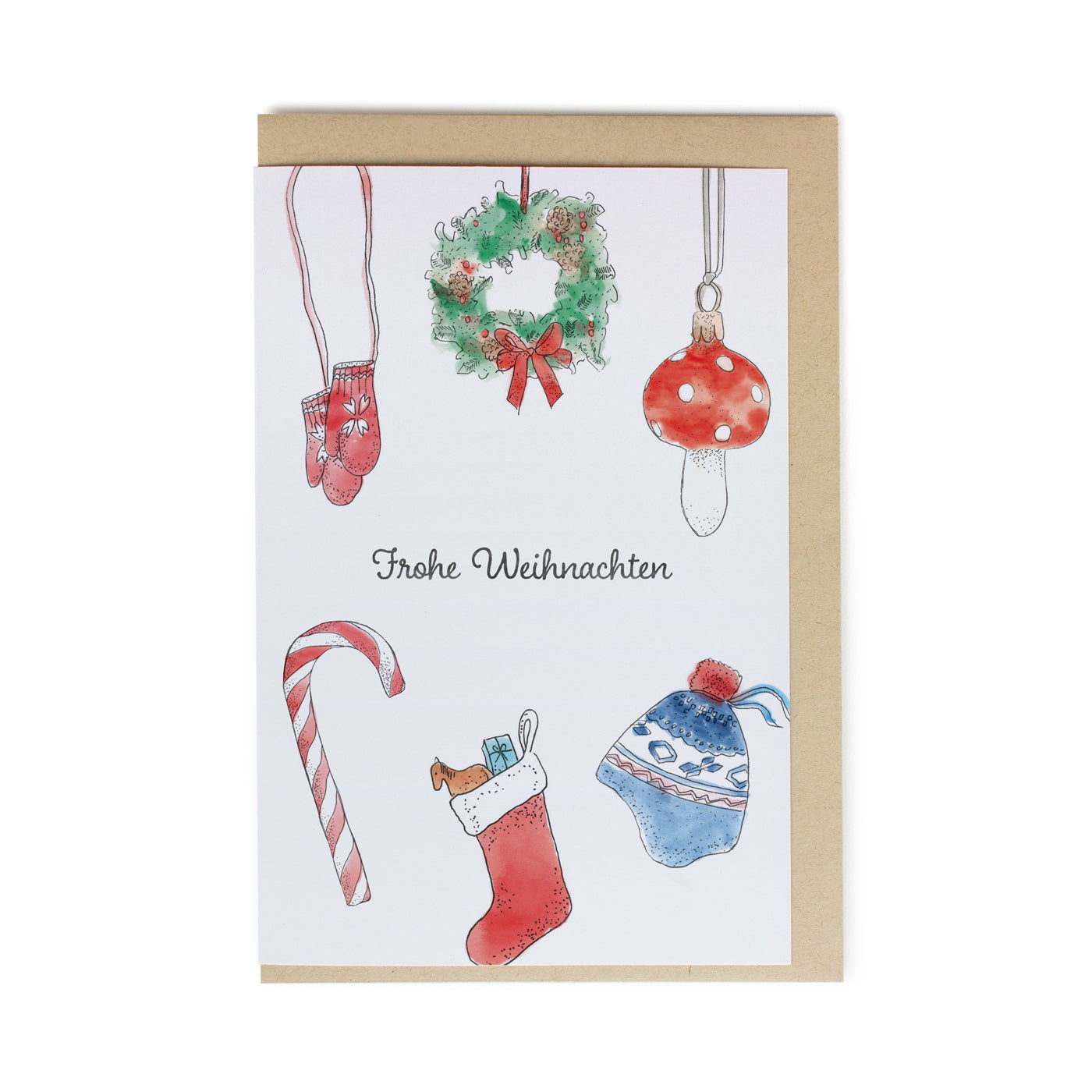 Produktbild Klassische Weihnachten A6 - Frohe Weihnachten