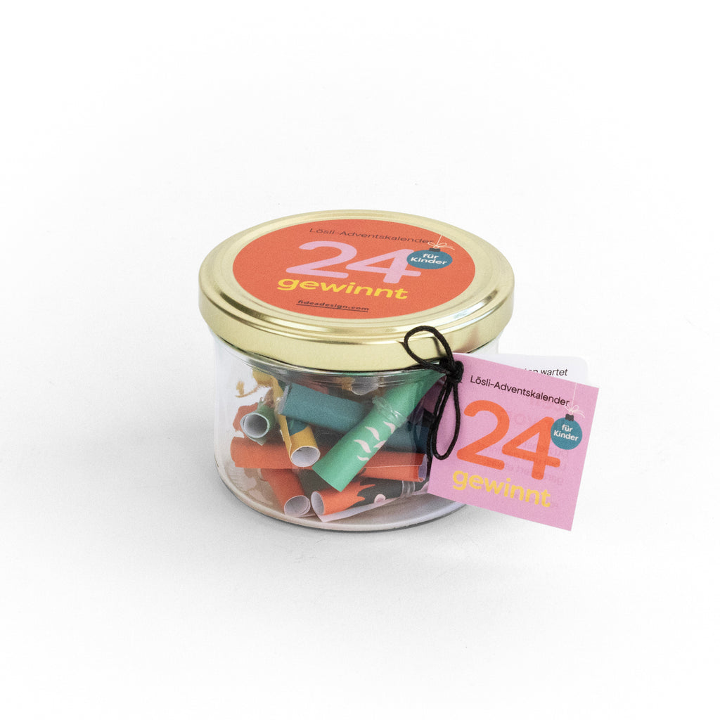 Lösli-Adventskalender - 24 gewinnt - Kinder