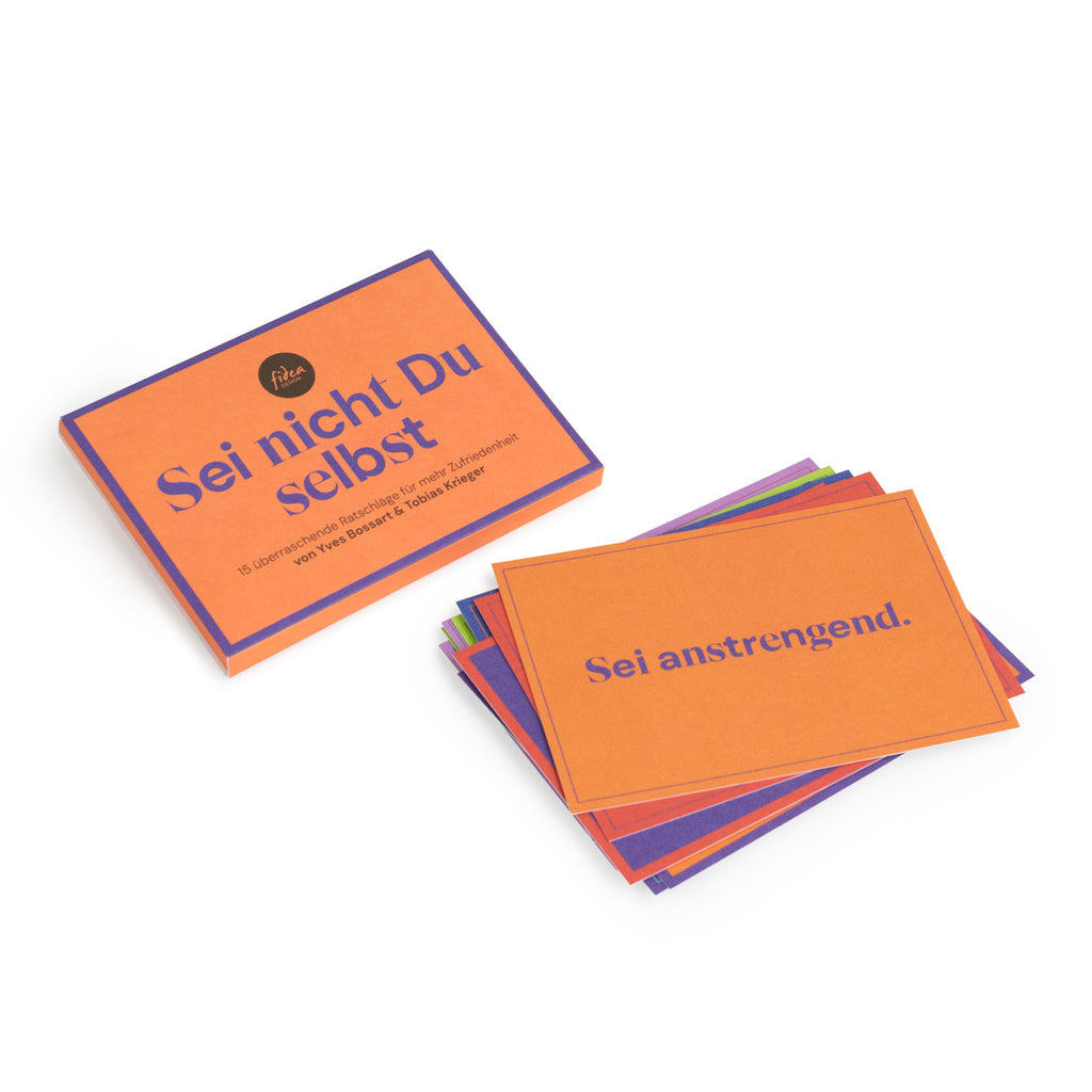 Kartenset - Sei nicht du selbst