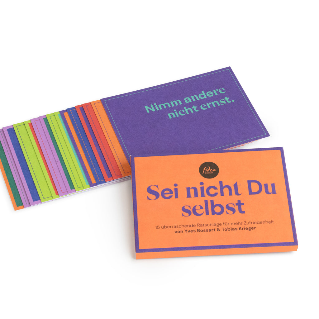 Kartenset - Sei nicht du selbst