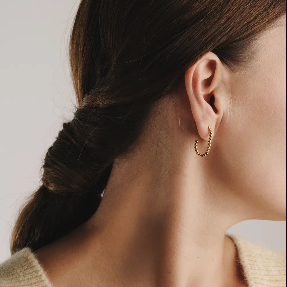 Produktbild Ohrringe Blasen-Link - klein - gold