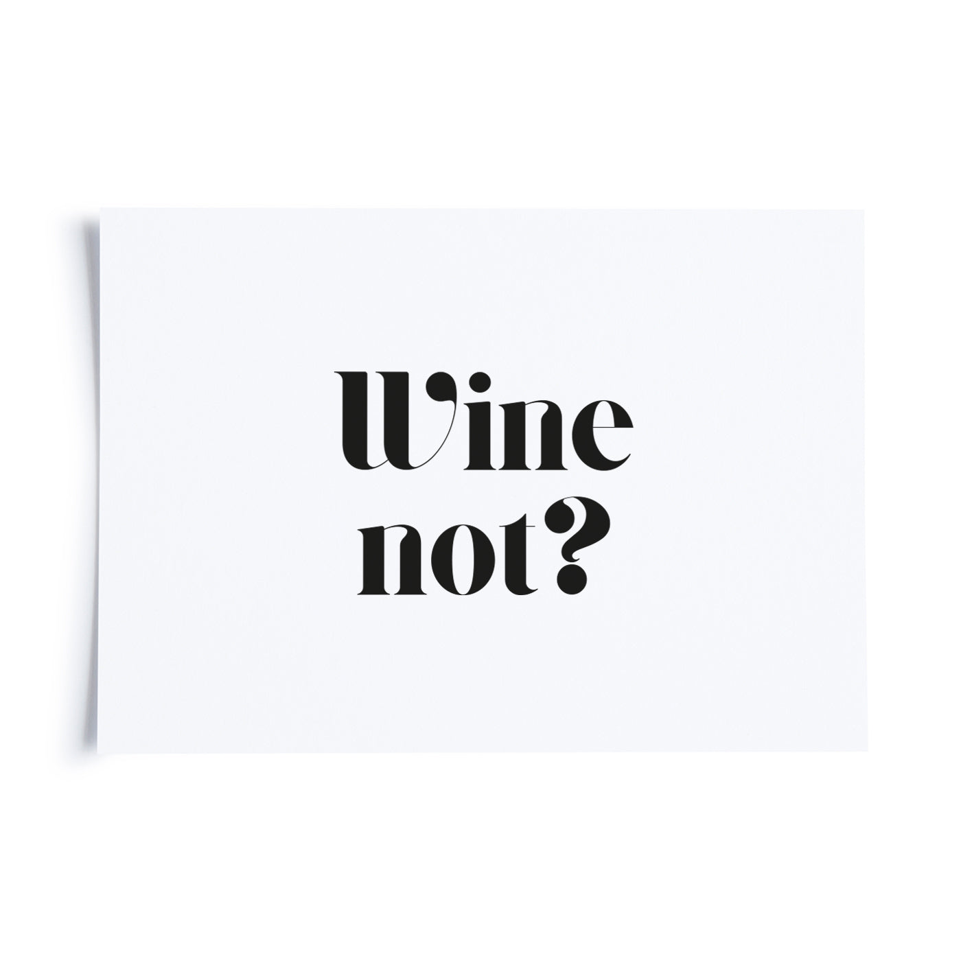 Produktbild Foodies - Wine not ?