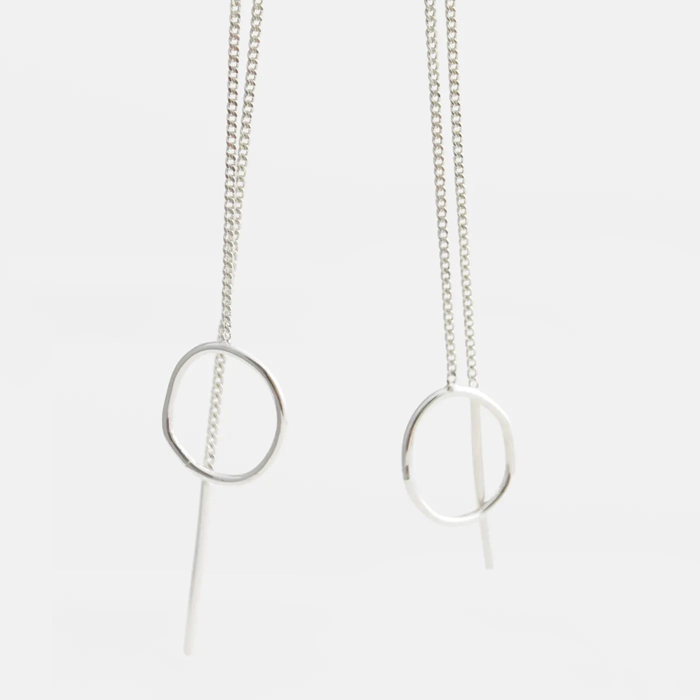 Produktbild Ohrringe Spiess und Ring - silber