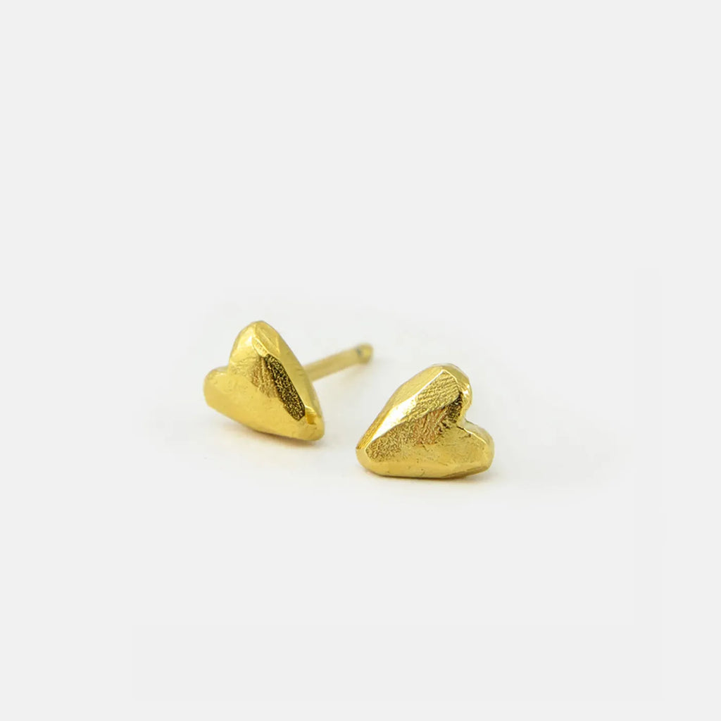 Produktbild Ohrstecker Herz - gold