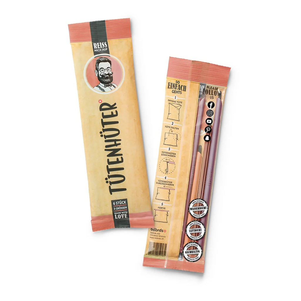 Produktbild Tütenhüter-Set Korallrot