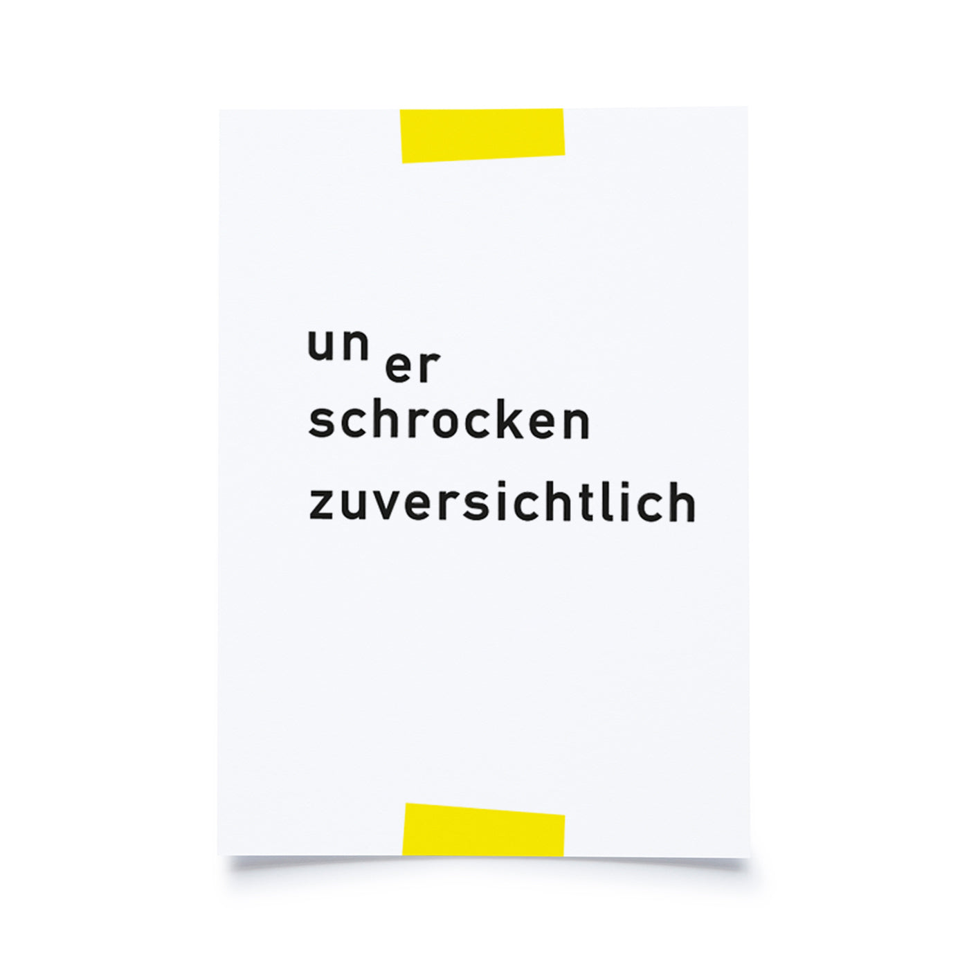 Produktbild Unerschrocken zuversichtlich