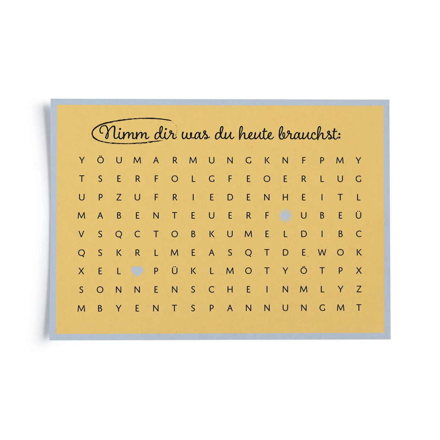 Produktbild Buchstabensalat - Nimm dir was du heute brauchst