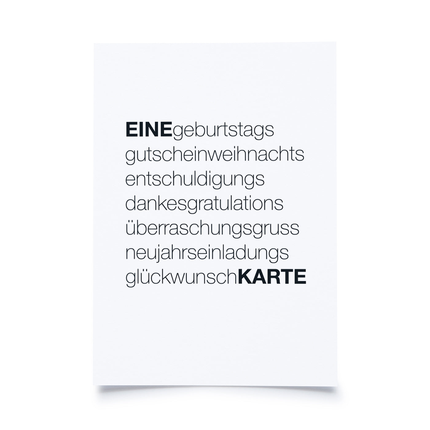 Produktbild Andrea Mettler - Eine Karte