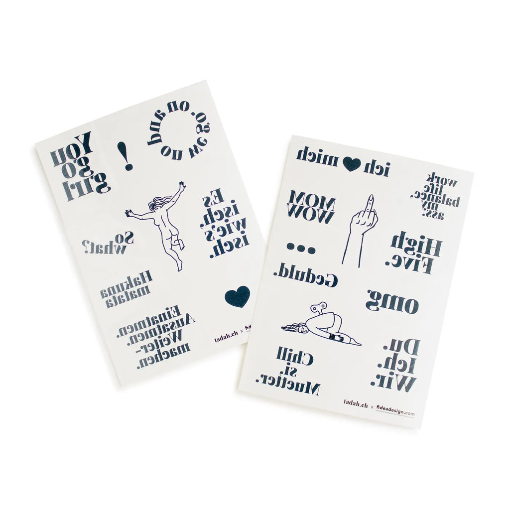 Produktbild Tadah - Mood-Tattoos
