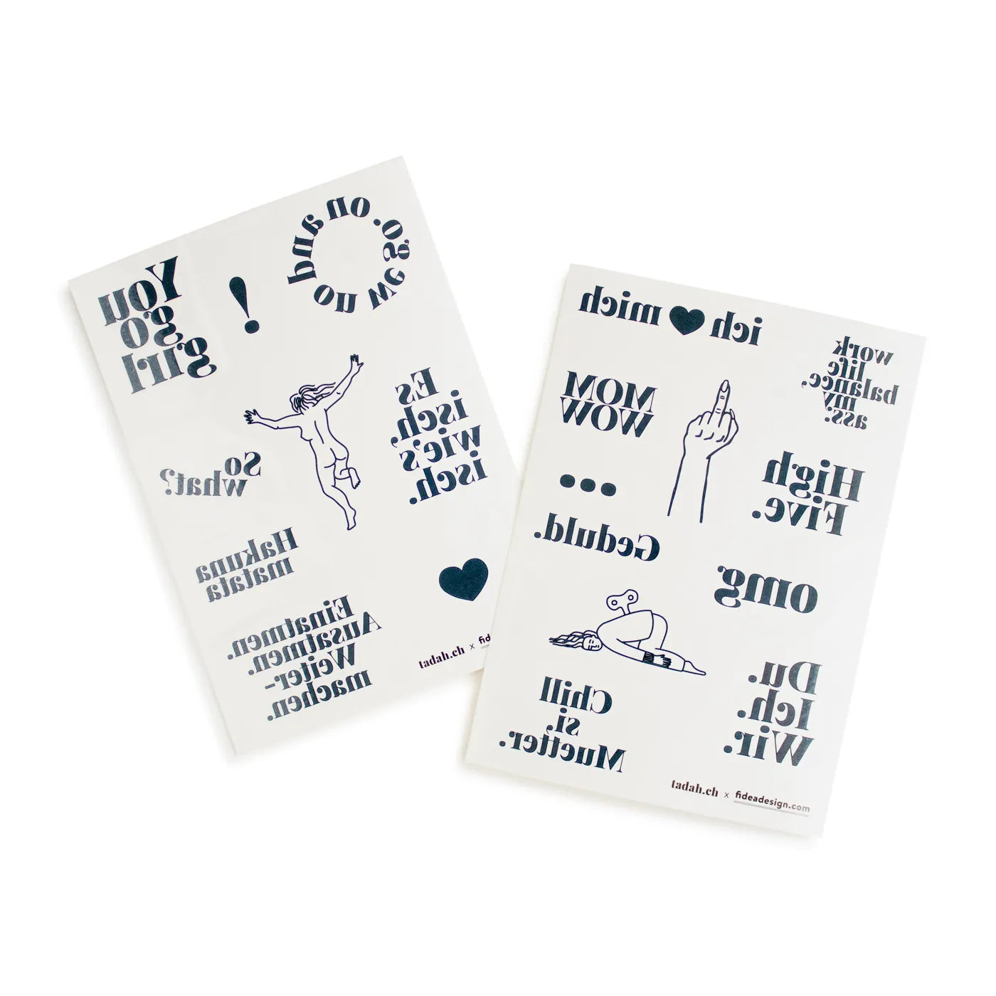 Produktbild Tadah - Mood-Tattoos