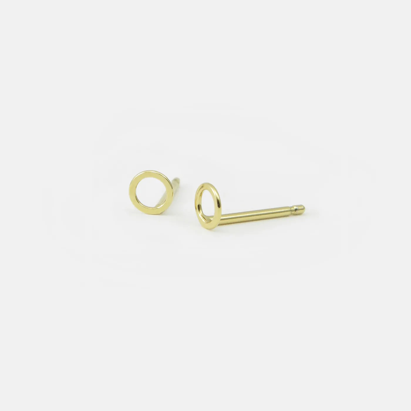 Produktbild Ohrstecker Kreis - klein - gold