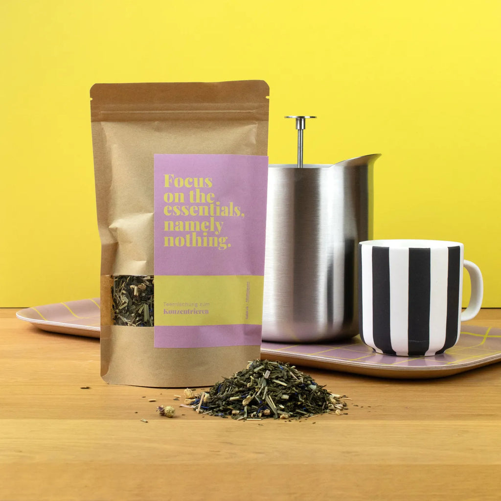 Produktbild Tadah Tee - Focus on the essentials, namely nothing.