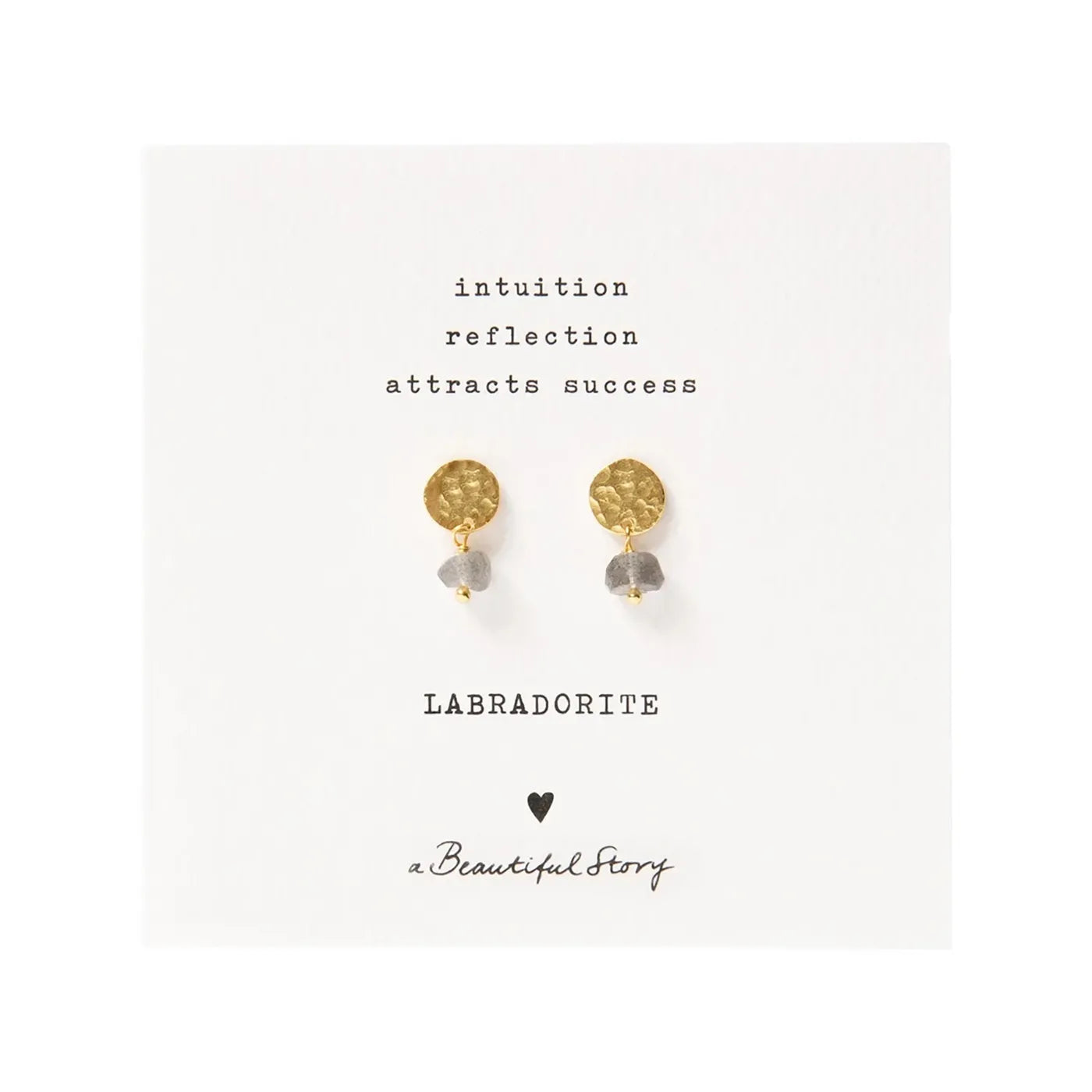 Produktbild Ohrstecker Mini Coin Labradorite