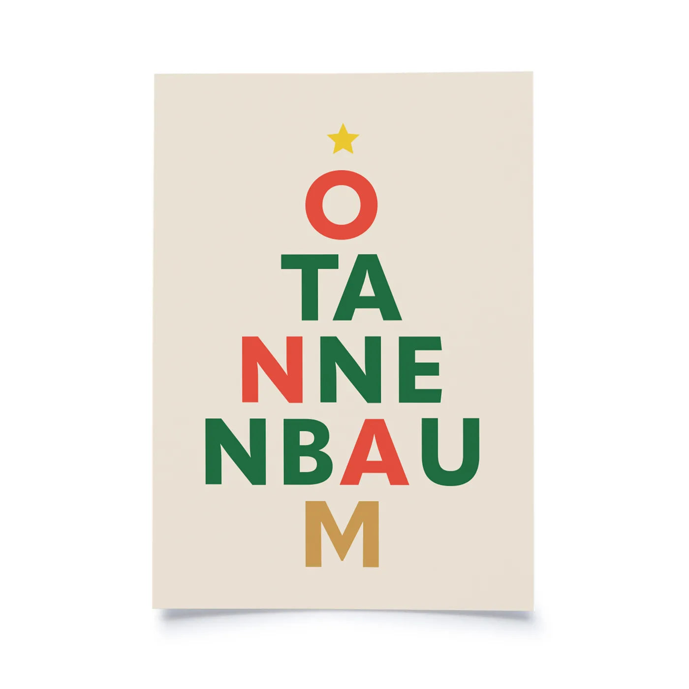 Produktbild Typographie - O Tannenbaum