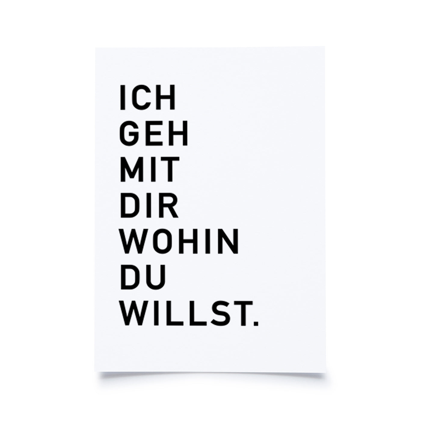 Produktbild Ich geh mit dir wohin du willst