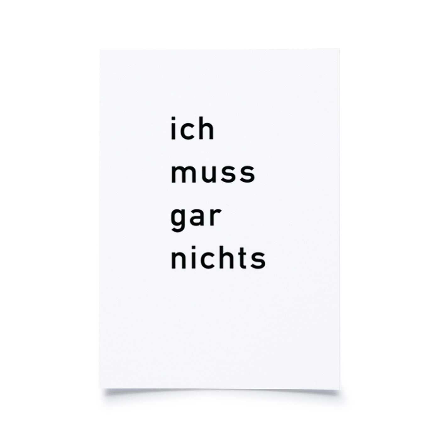 Produktbild Ich muss gar nichts