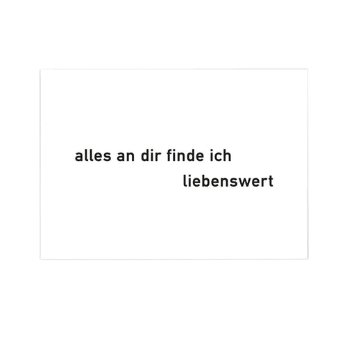 Produktbild alles an dir finde ich liebenswert