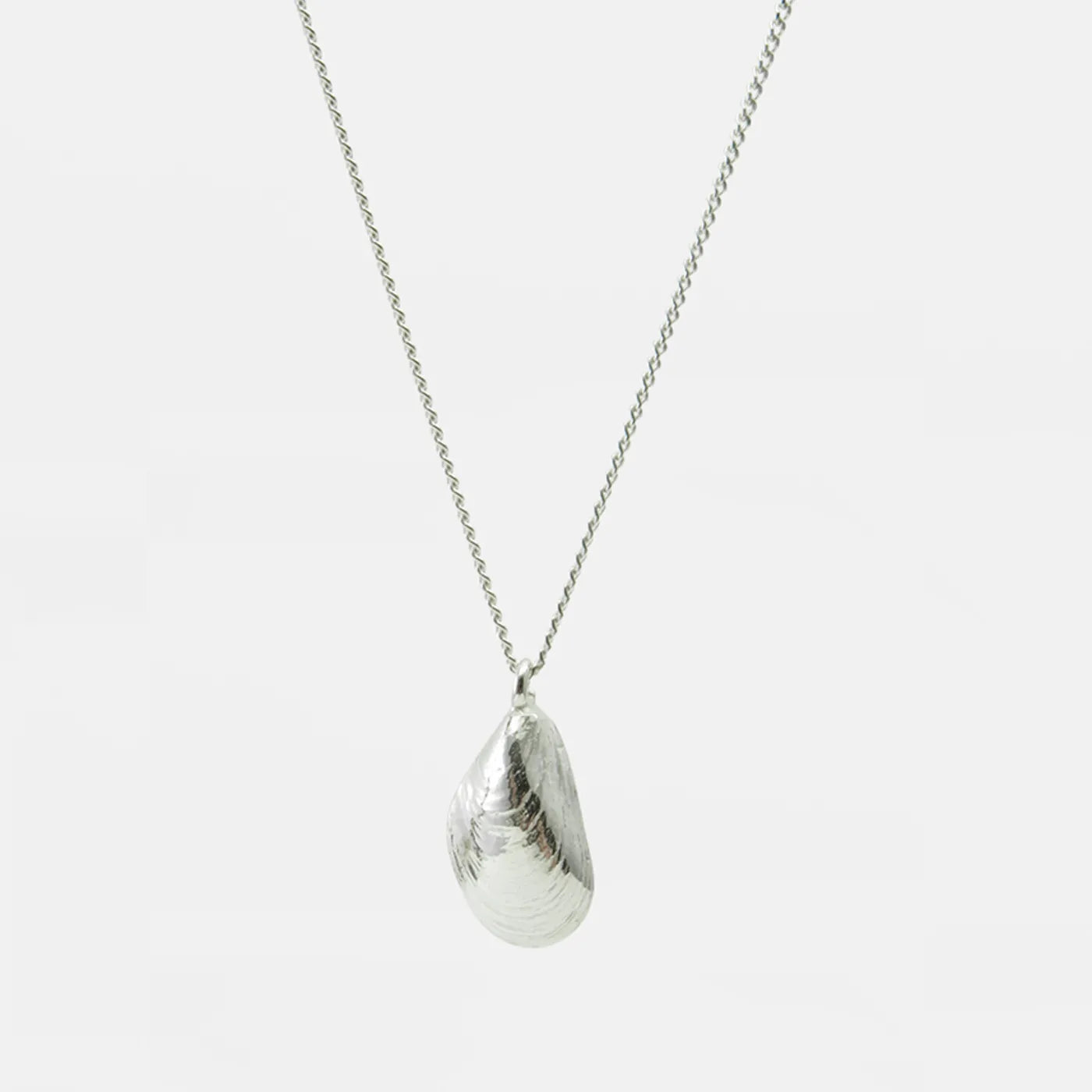 Produktbild Halskette Muschel - gross - silber