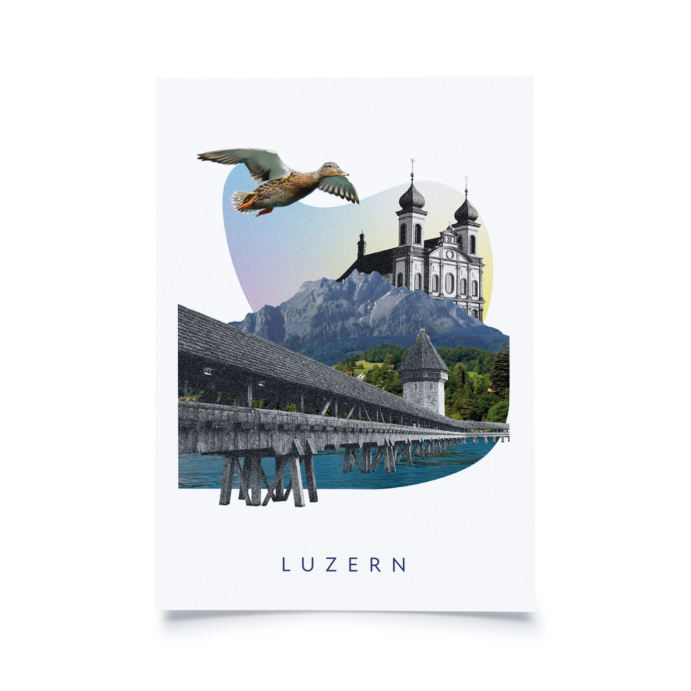 Produktbild Collagen Luzern - Kapellbrücke