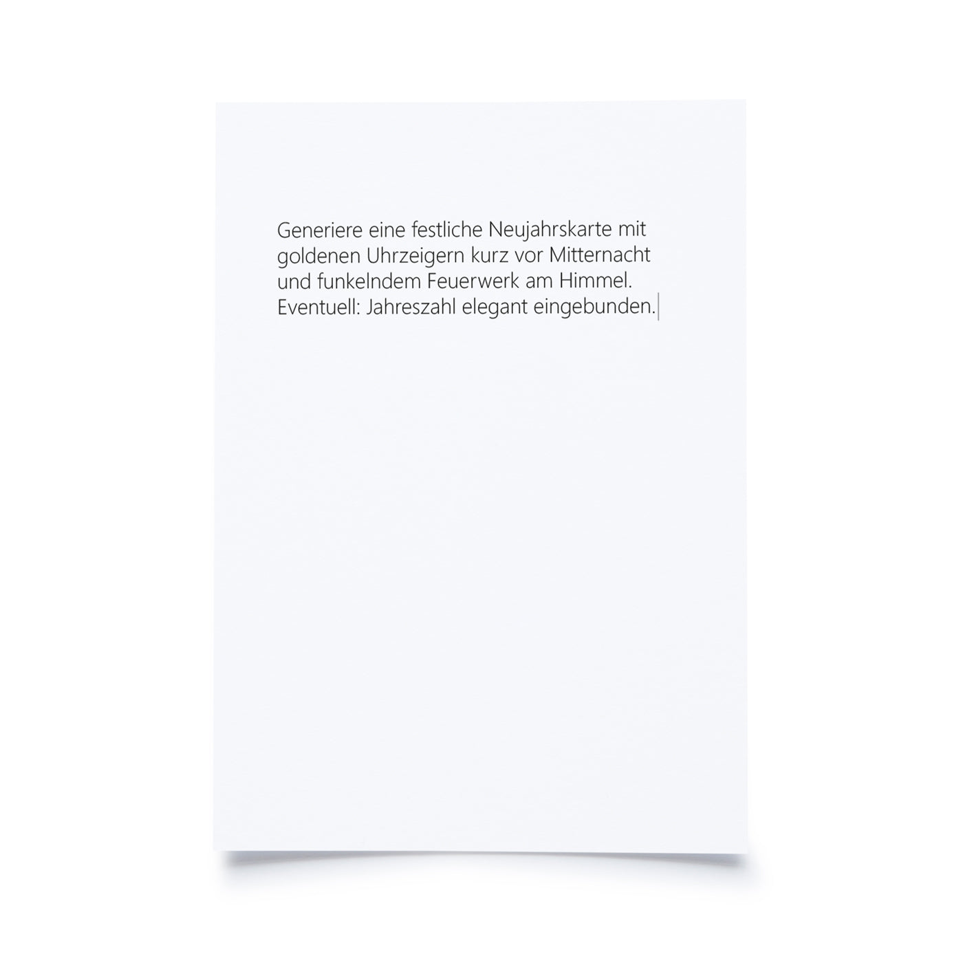 Andrea Mettler - Silvesterprompt